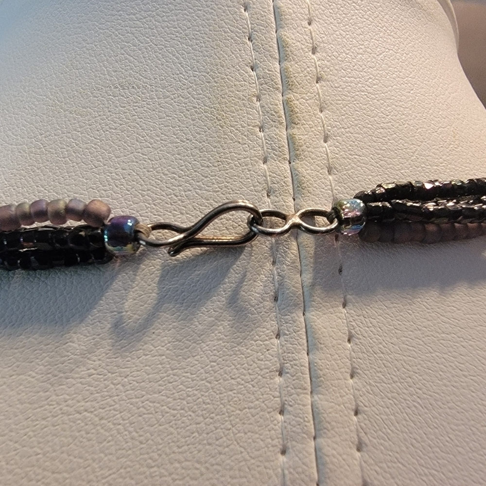 Bohemian 4 Strand Beaded Necklace - Picture 5 of 8